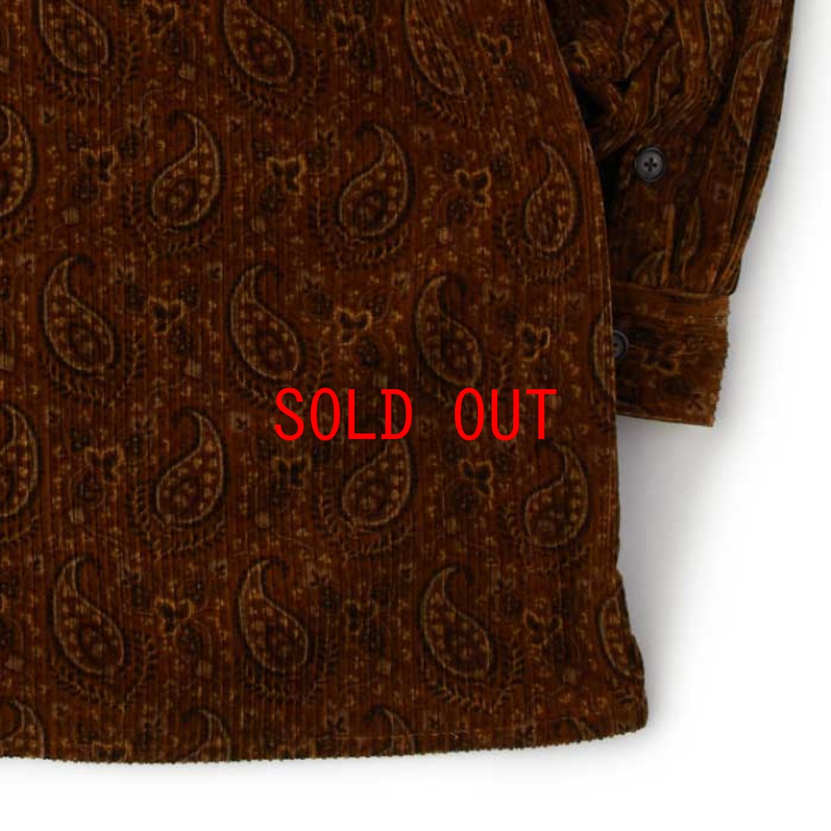 画像7: Fourduroy Paisley Corduroy Shirt ペイズリー コーデュロイ シャツ ジャケット (7)