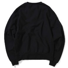 画像2: Tonal Logo US Cotton Crewneck Sweat Shirt クルーネック スウェット by Lafayette ラファイエット  (2)