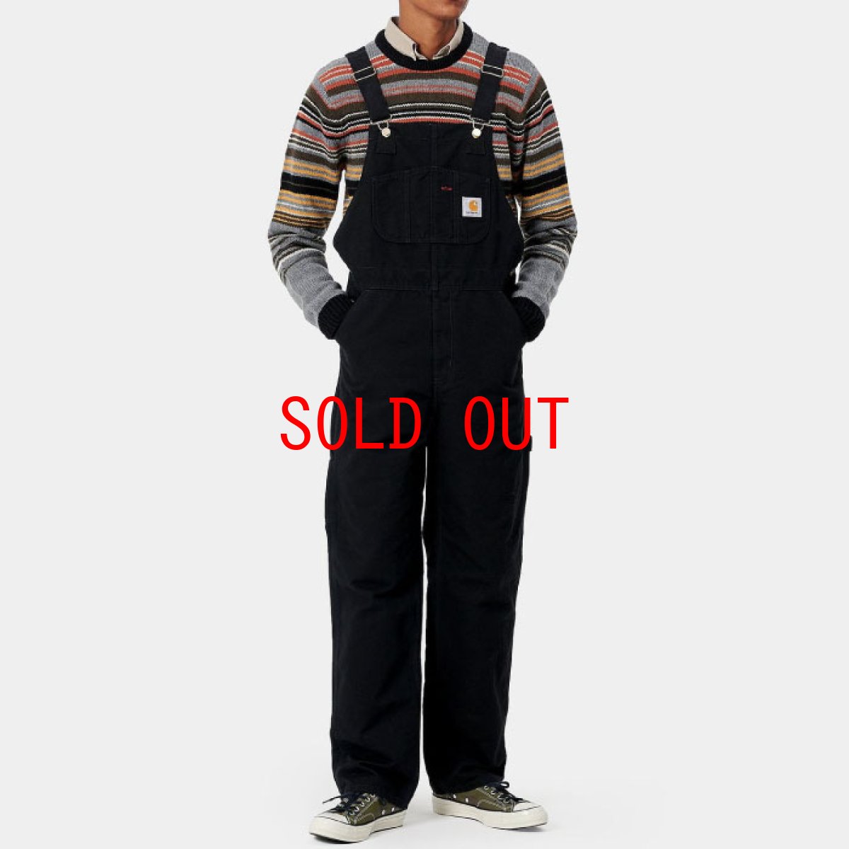 画像12: Bib Overall Black ビブ オーバーオール ブラック (12)