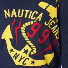 画像3: Anchor Crew Neck Knit Sweater アンカー クルーネック コットン ニット ノーチカ セーター (3)