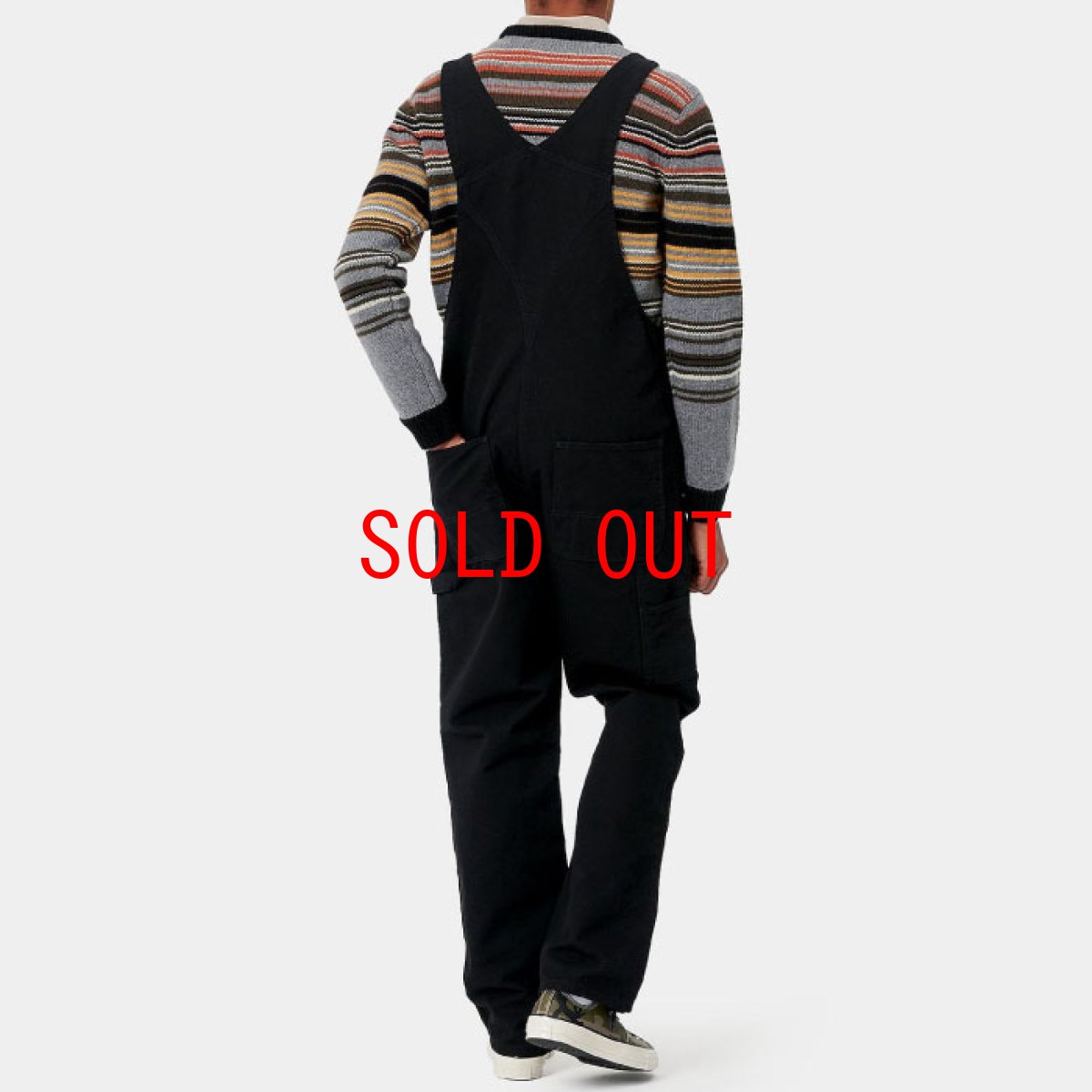 画像8: Bib Overall Black ビブ オーバーオール ブラック (8)