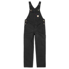 画像2: Bib Overall Black ビブ オーバーオール ブラック (2)