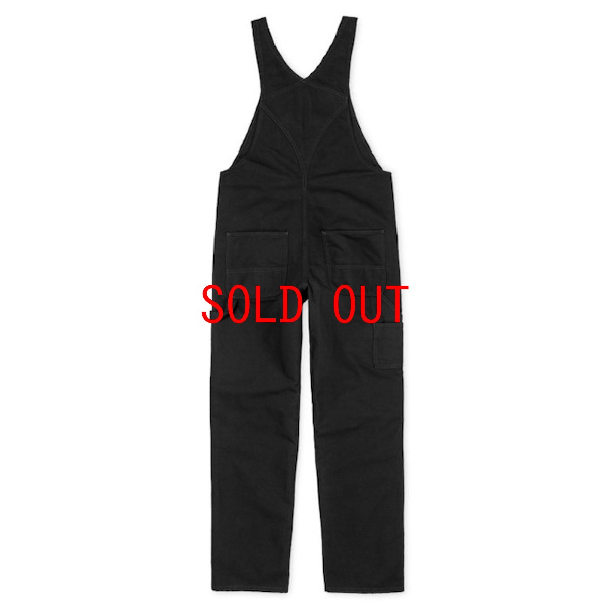 画像5: Bib Overall Black ビブ オーバーオール ブラック (5)