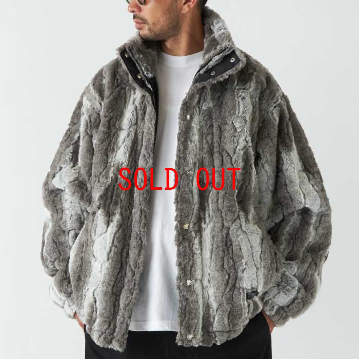 画像1: Thumper Fake Fur Snap Jacket フェイク ファー ジャケット (1)