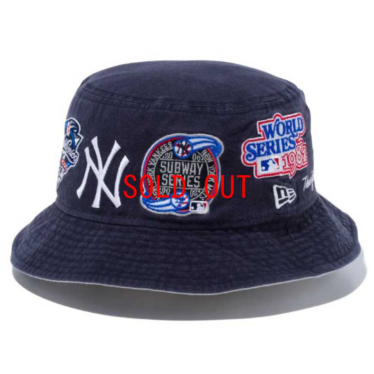 画像1: NewYork Yankees Bucket Hat バケット ハット 帽子 MLB 公式 Official (1)