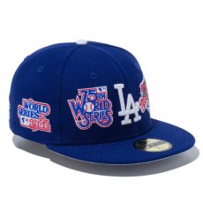 画像3: 59Fifty Los Angeles Dodgers World Series Allover Patch Cap 全面 刺繍 デザイン ロサンゼルス ドジャース ワールド シリーズ キャップ 帽子 MLB 公式 Official (3)