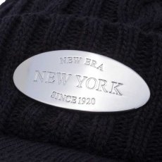 画像7: Metal Plate Visor Knit Cap バイザー ニット ユニセックス ビーニー  ニット キャップ 帽子 (7)