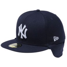 画像2: 59Fifty NewYork Yankees Ear Flap Cap ヤンキース イアー フラップ キャップ 帽子 (2)