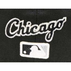 画像6: 59Fifty Chicago White Sox Cap Black White シカゴ・ホワイトソック US 全面 刺繍 デザイン キャップ 帽子 MLB 公式 Official 海外限定 (6)