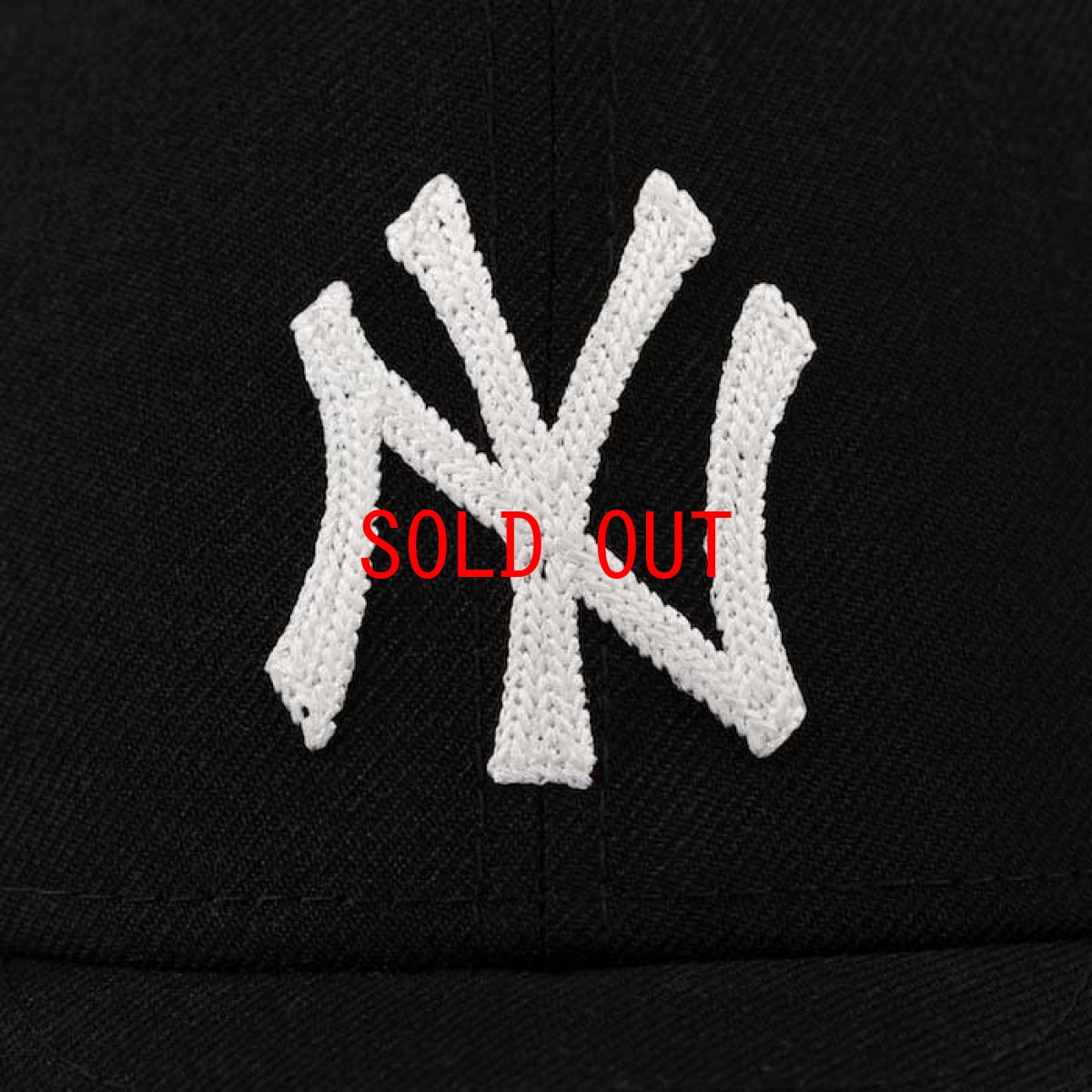 画像4: × Aime Leon dore(エイメ レオン ドレ) LP 59Fifty Cap NewYork Yankees Chain Stitch Black ニューヨーク ヤンキース Kith ネイビー ホワイト (4)
