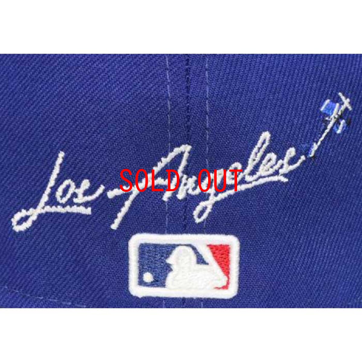 画像6: 59Fifty Los Angeles Dodgers Cap Dark Royal Blue White ロサンゼルス ドジャース US 全面 刺繍 ヤシの木 デザイン キャップ 帽子 MLB 公式 Official 海外限定 (6)
