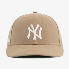 画像2: × Aime Leon dore(エイメ レオン ドレ) LP 59Fifty Cap NewYork Yankees Chain Stitch Beige ニューヨーク ヤンキース Kith ネイビー ホワイト (2)