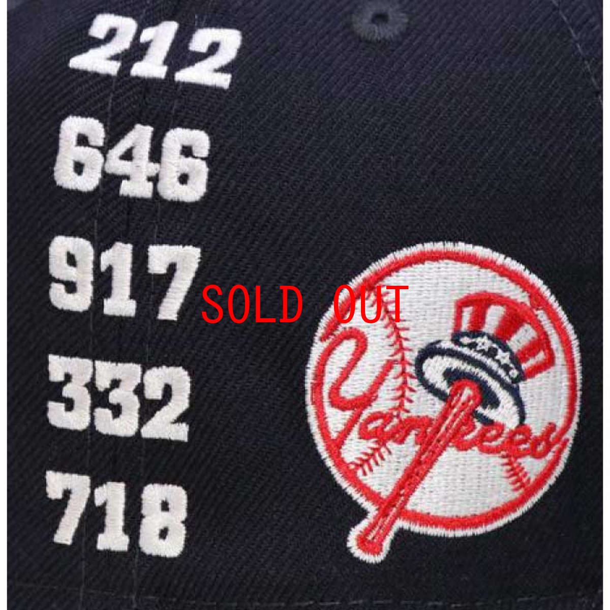 画像3: 59Fifty NewYork Yankees Cap Navy White ネイビー ホワイト ニューヨーク ヤンキース Liberty Logo 自由の女神 刺繍 デザイン キャップ 帽子 MLB 公式 Official 海外限定 (3)