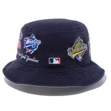 画像2: NewYork Yankees Bucket Hat バケット ハット 帽子 MLB 公式 Official (2)