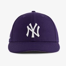 画像2: × Aime Leon dore(エイメ レオン ドレ) LP 59Fifty Cap NewYork Yankees Chain Stitch Purple ニューヨーク ヤンキース Kith パープル ホワイト (2)