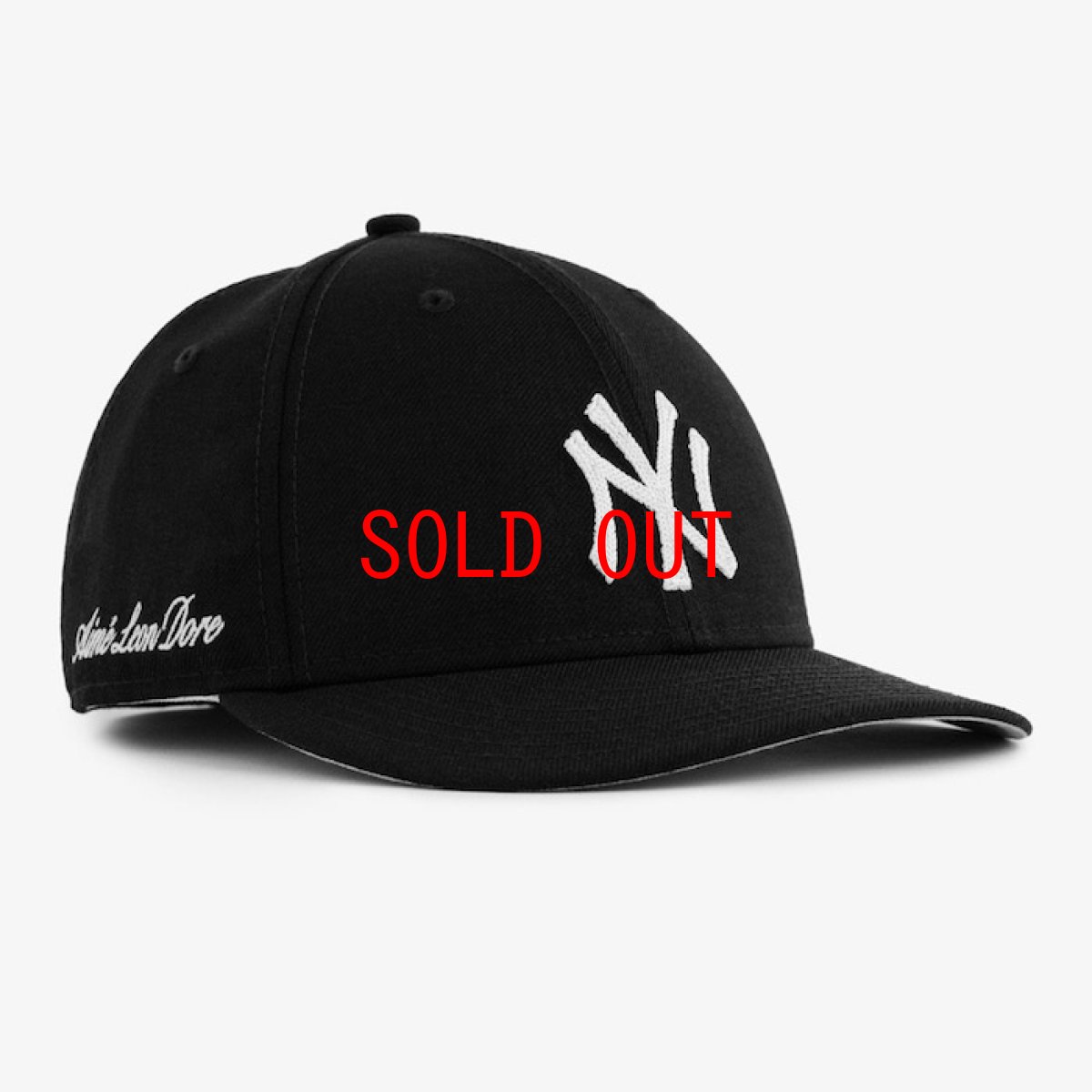 画像1: × Aime Leon dore(エイメ レオン ドレ) LP 59Fifty Cap NewYork Yankees Chain Stitch Black ニューヨーク ヤンキース Kith ネイビー ホワイト (1)