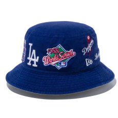 画像1: Los Angeles Dodgers Bucket Hat バケット ハット 帽子 MLB 公式 Official (1)