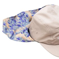 画像2: Lakeside Camp Cap Beige Multi Color w/ Removeable Drape キャンプキャップ キャップ 帽子 レザー 着脱可 (2)