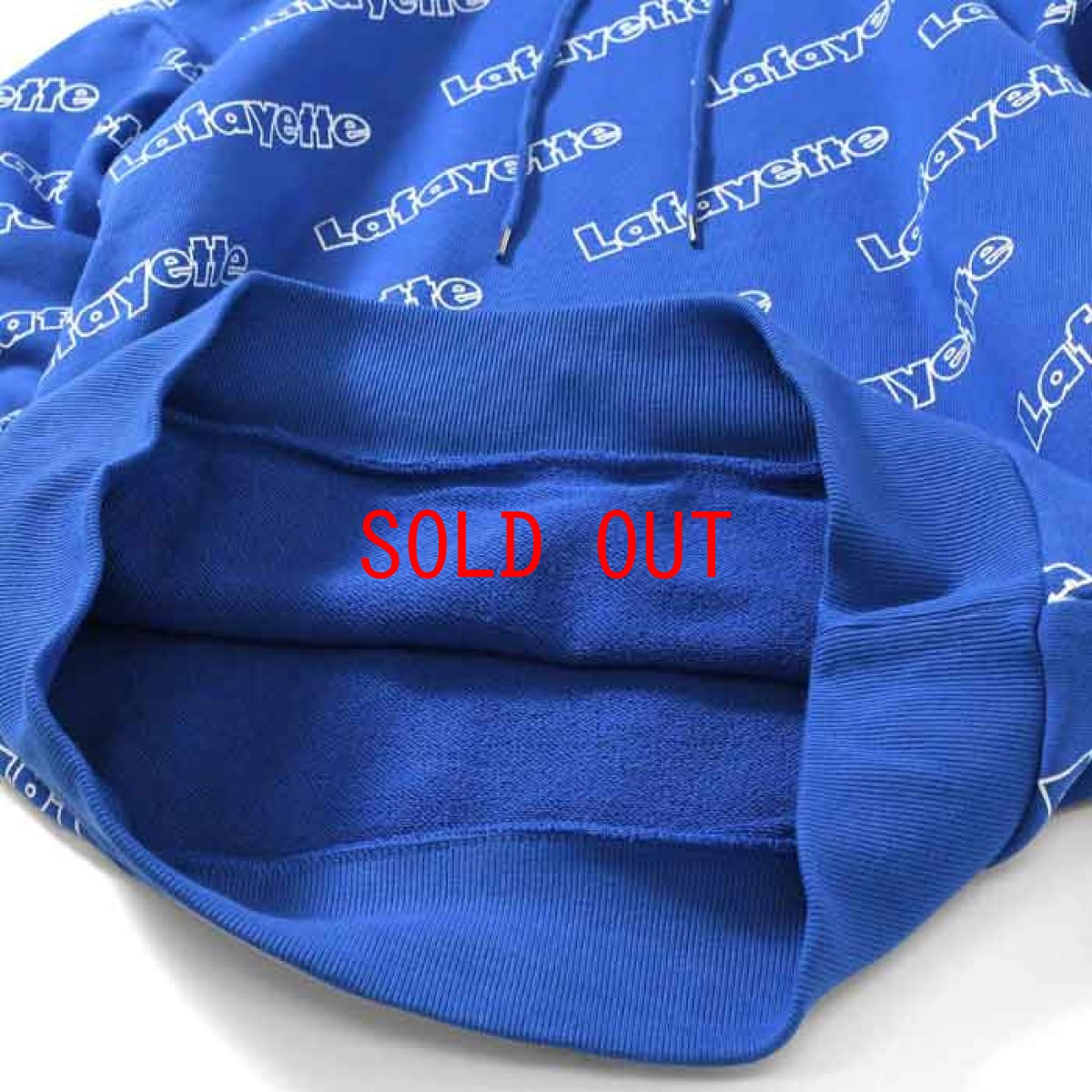 画像3: Outline Logo Pullover Hooded Sweatshirt プルオーバー アウトライン コア ロゴ コットン パーカー by Lafayette ラファイエット  (3)