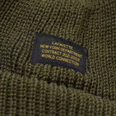 画像5: Military Label Beanie ニット キャップ ビーニー  帽子 by Lafayette ラファイエット  (5)