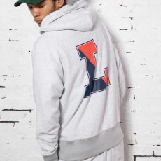 画像1: Athletic Pullover Hooded Sweatshirt プルオーバー フーディ パーカー by Lafayette ラファイエット  (1)