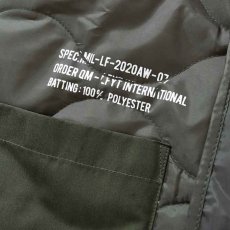 画像9: Custom Military Liner Jacket ミリタリーライナー ジャケット by Lafayette ラファイエット  (9)
