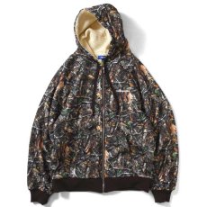 画像2: Real Tree Camo Waffle Liner Full Zip Hoodie Realtree リアルツリー フル ジップ パーカー by Lafayette ラファイエット  (2)