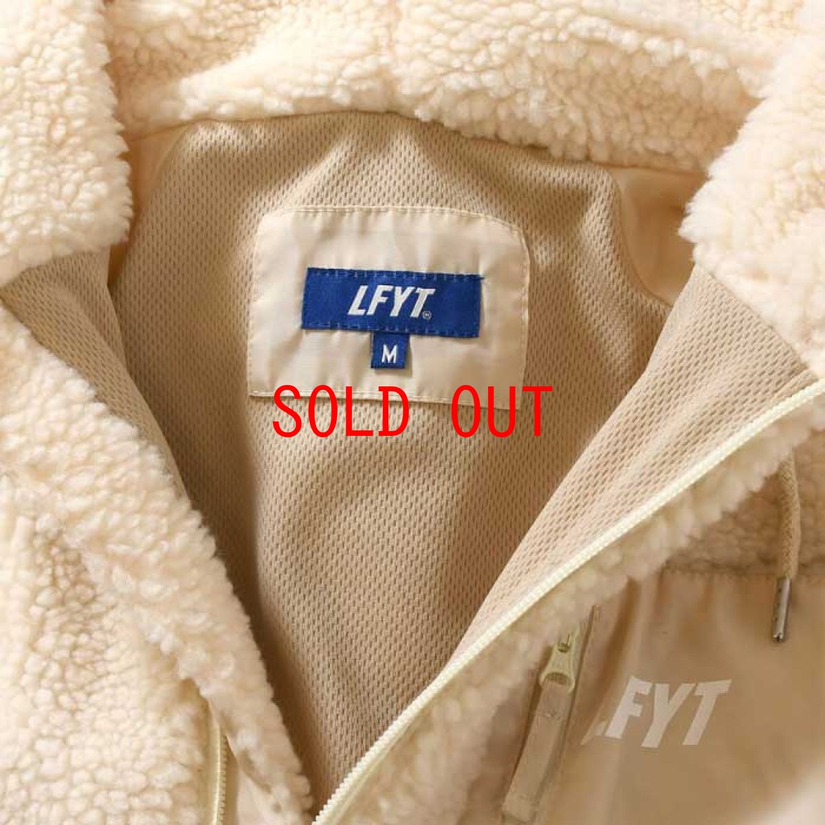 画像6: Sherpa Fleece Zip Parka ジップ パーカ シェルパ フリース Natural by Lafayette ラファイエット  (6)