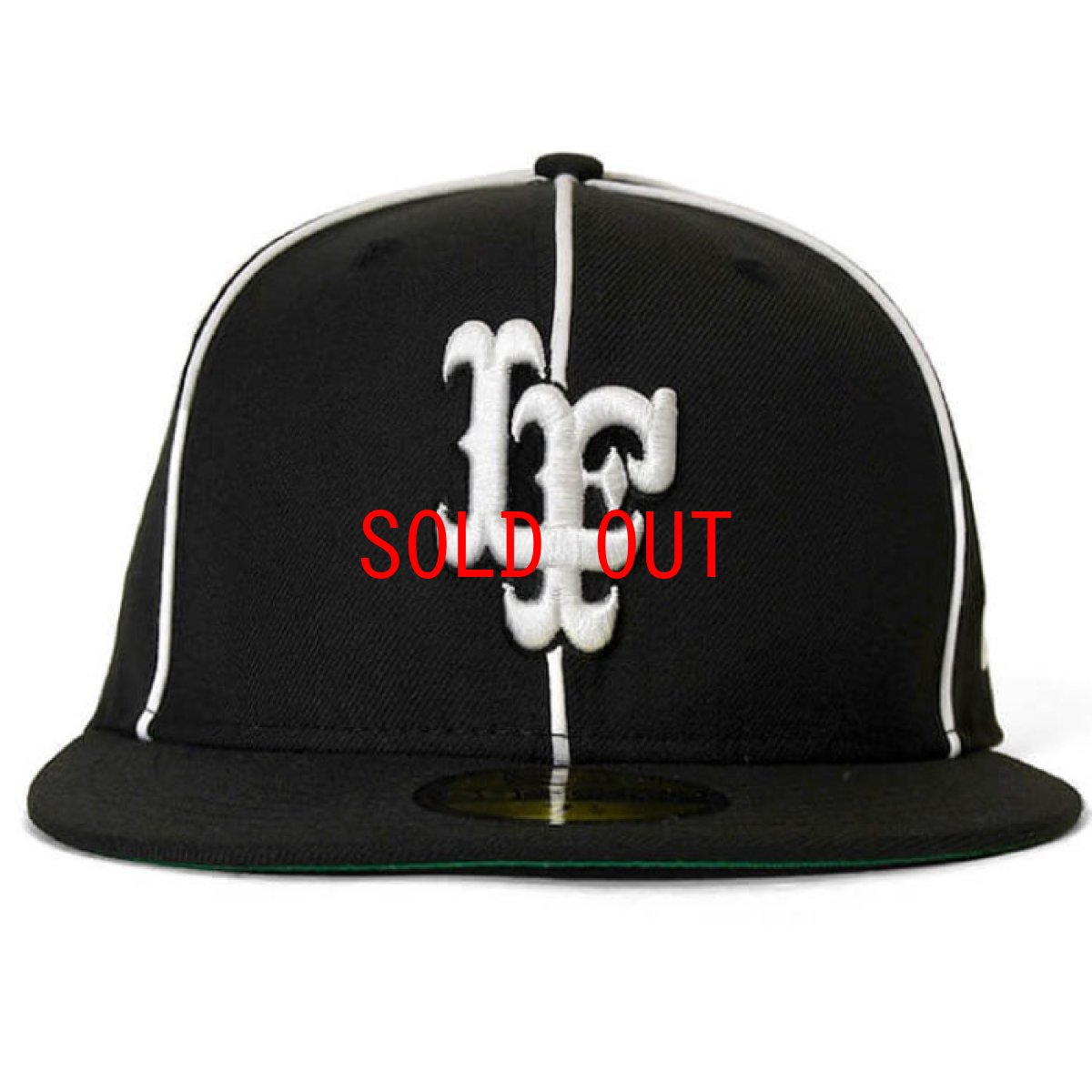 画像2: × New Era × Piping LF Logo 59Fifty Fitted Cap パイピング フィッテッド キャップ ニューエラ by Lafayette ラファイエット  (2)