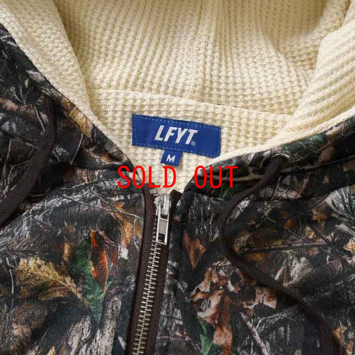 画像7: Real Tree Camo Waffle Liner Full Zip Hoodie Realtree リアルツリー フル ジップ パーカー by Lafayette ラファイエット  (7)