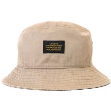 画像1: Military Label Bucket Hat ミリタリー バケット ハット キャップ 帽子 by Lafayette ラファイエット  (1)