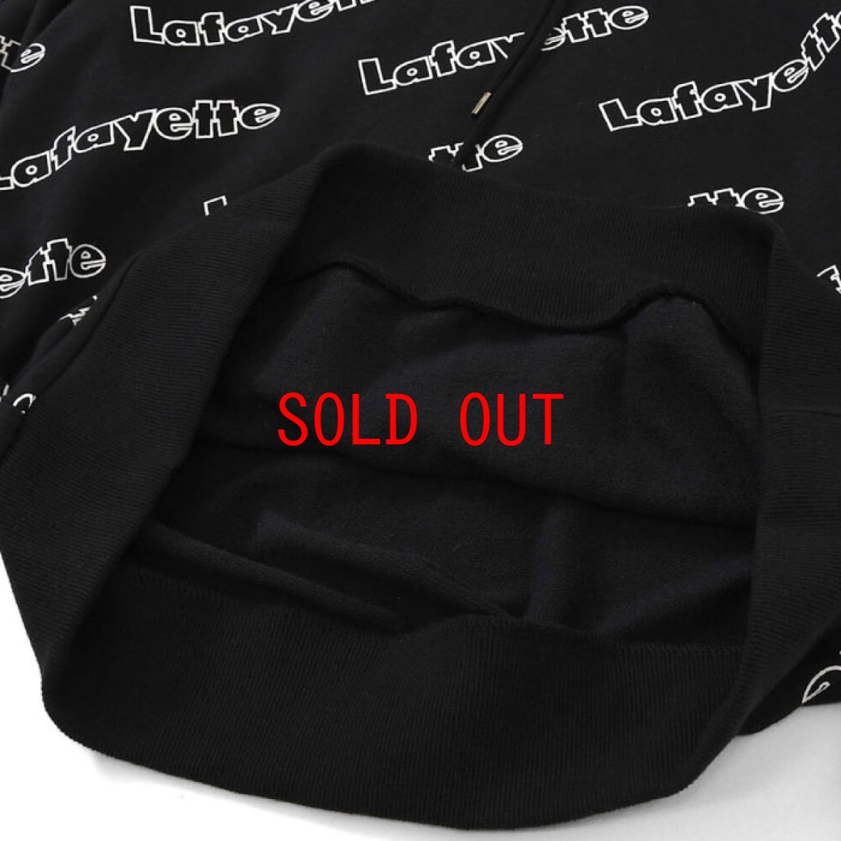 画像5: Outline Logo Pullover Hooded Sweatshirt プルオーバー アウトライン コア ロゴ コットン パーカー by Lafayette ラファイエット  (5)