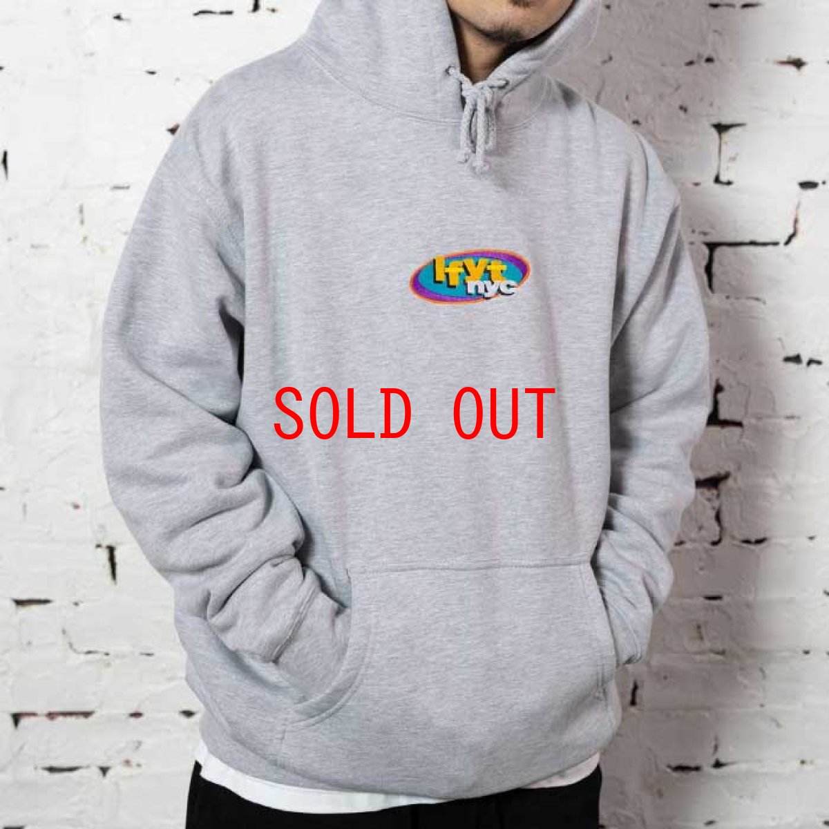 画像8: NY Radio Hooded Sweatshirt プルオーバー パーカー Heather Gray ヘザー グレー by Lafayette ラファイエット  (8)