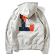 画像3: Athletic Pullover Hooded Sweatshirt プルオーバー フーディ パーカー by Lafayette ラファイエット  (3)