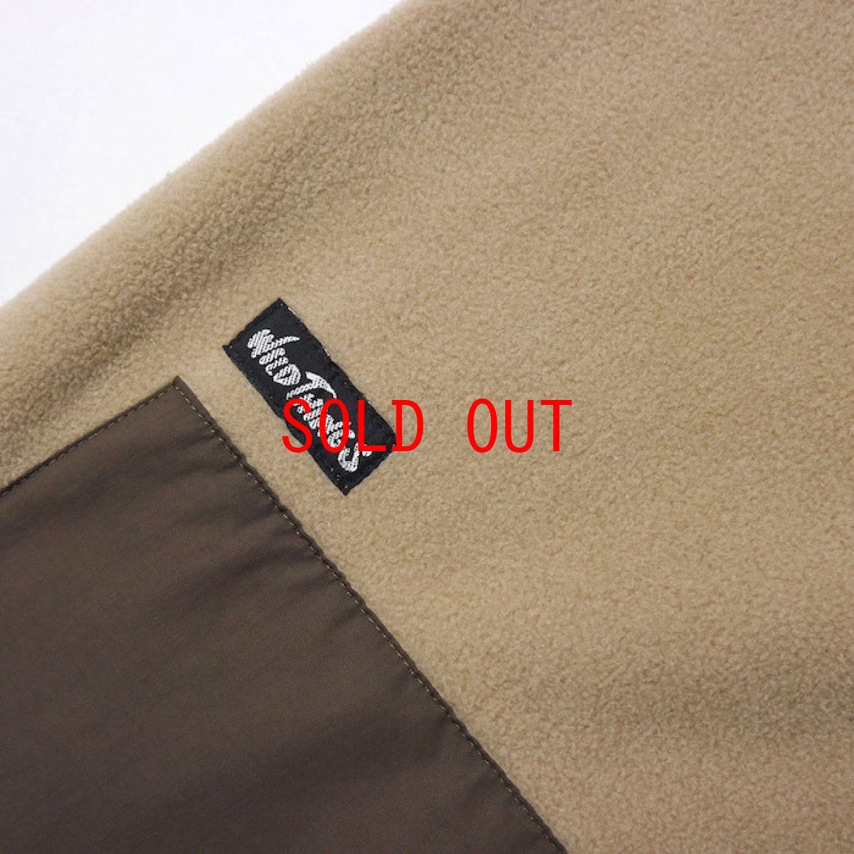 画像4: x WILD THINGS Polartec Desert Jacket ワイルドシングス 2トーン フリース サンド ベージュ カラー ジャケット (4)