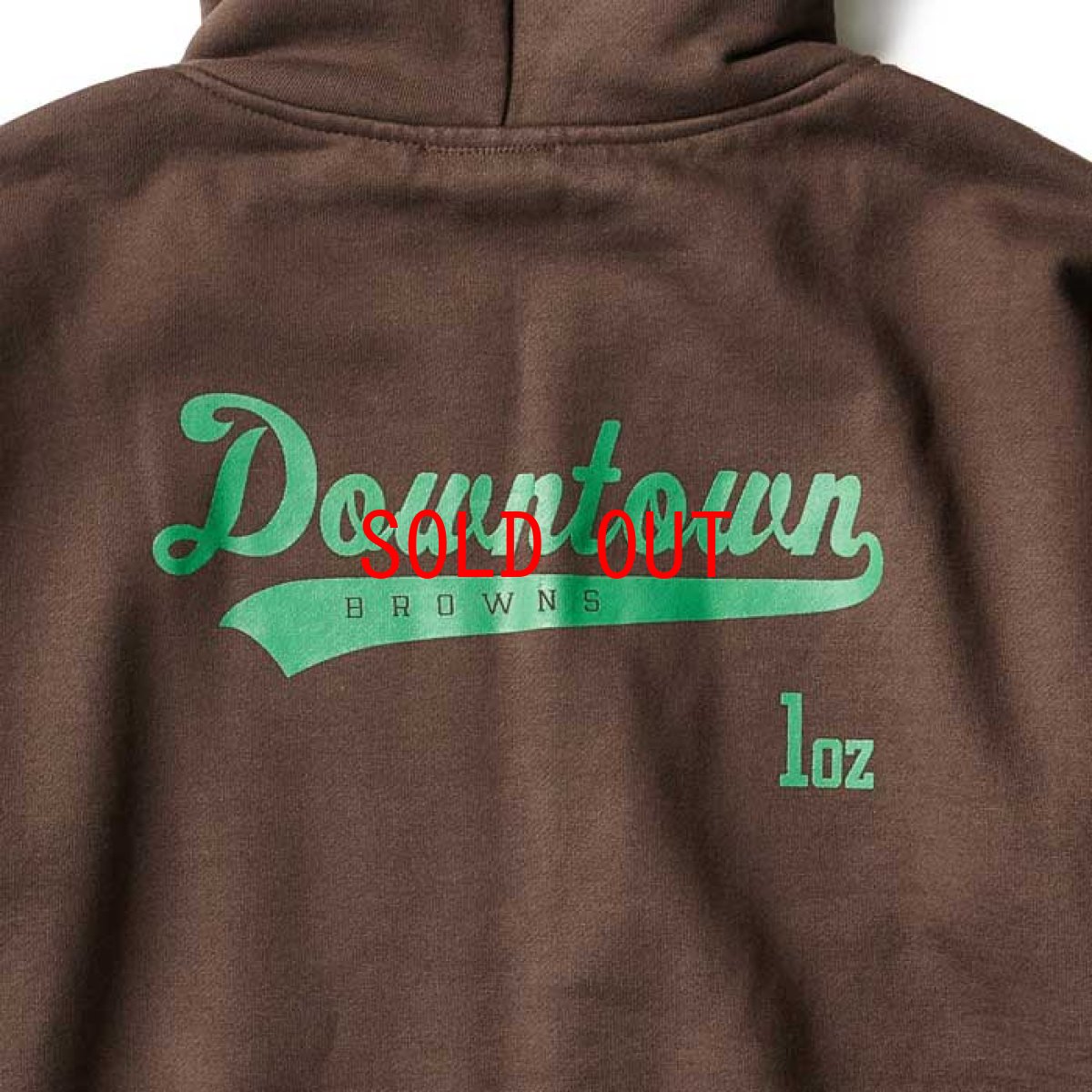 画像6: Browns Club College Sweat Zip Hoodie Brown スウェット フーディー パーカー (6)