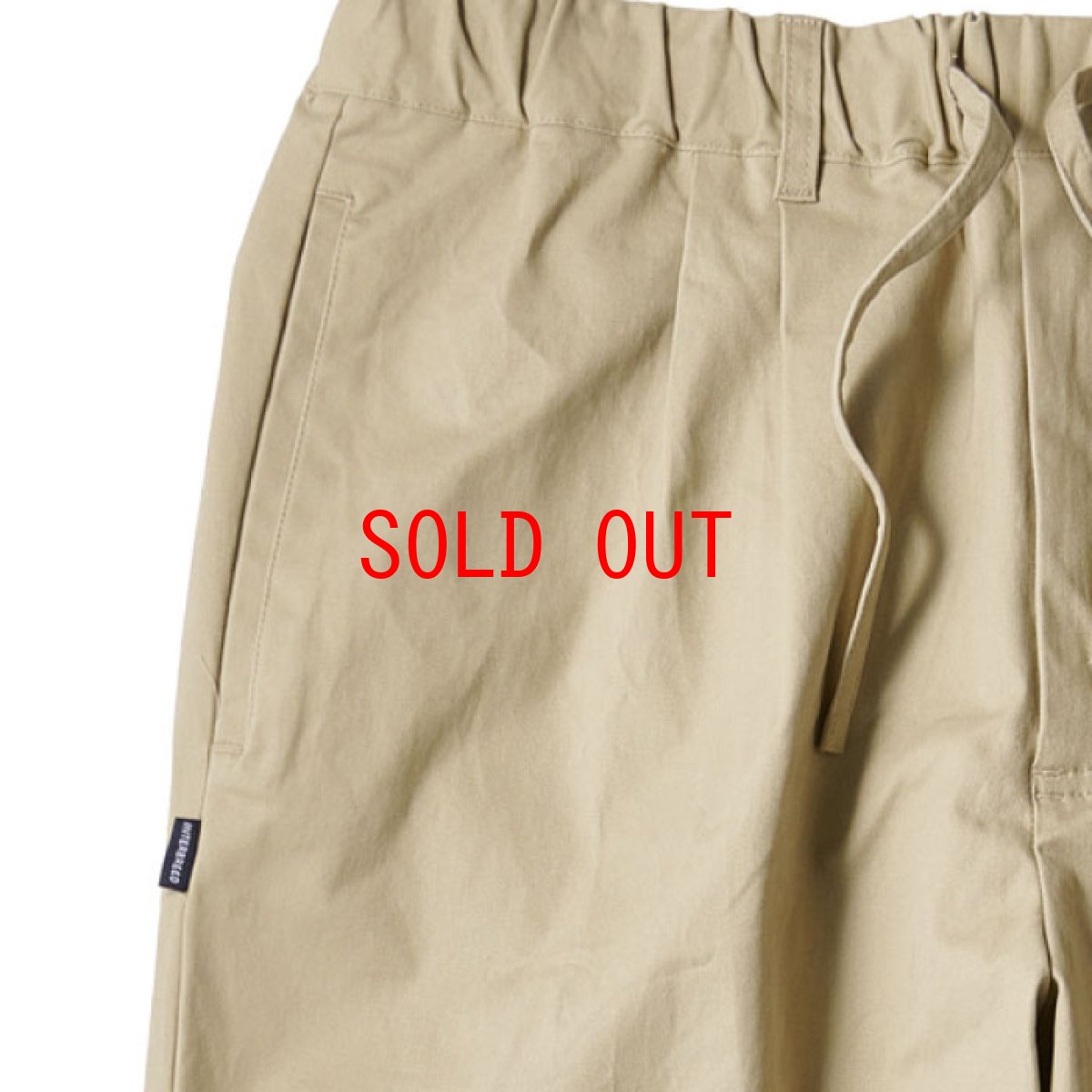 画像6: Relaxed Chino Trouser Pants チノ イージー パンツ タック パンツ Black Beige  (6)