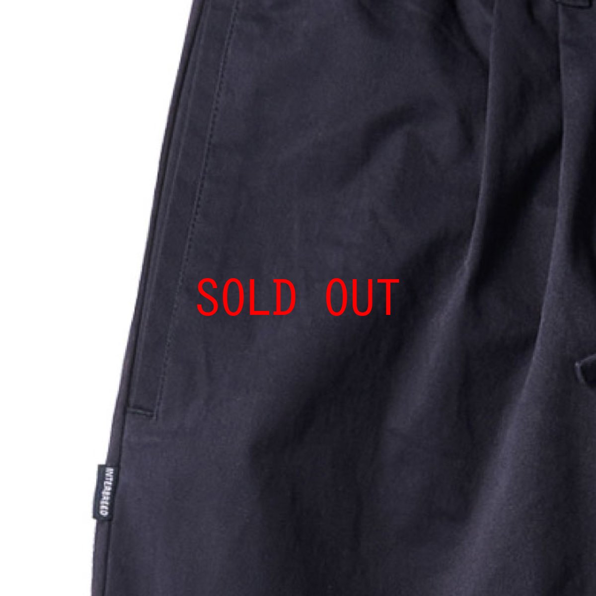 画像6: Relaxed Chino Trouser Pants チノ イージー パンツ タック パンツ Navy Black (6)