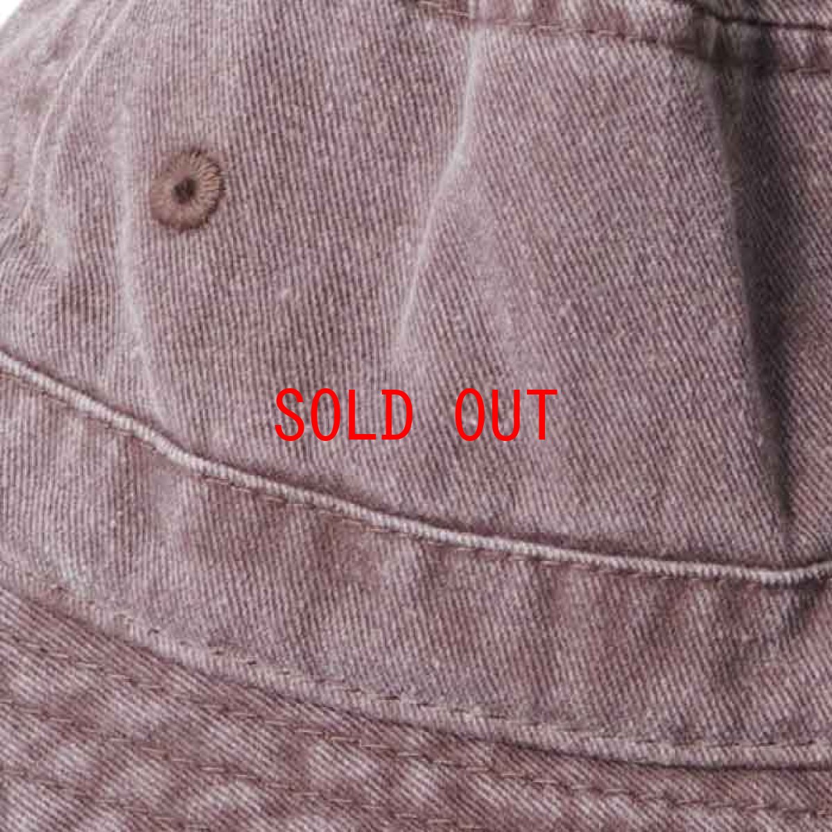 画像2: Workers Pigment Hat Brown ロゴ ワッペン バケット ハット (2)