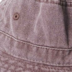 画像2: Workers Pigment Hat Brown ロゴ ワッペン バケット ハット (2)