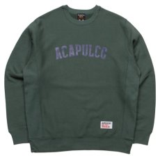 画像1: Standard Logo Crew Sweat Forest Green ロゴ カレッジ クルーネック スウェット (1)