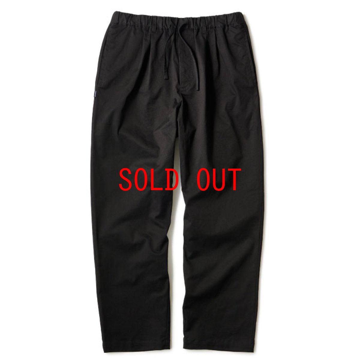 画像1: Relaxed Chino Trouser Pants チノ イージー パンツ タック パンツ Black Beige  (1)