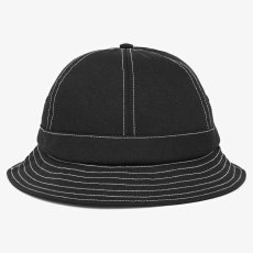 画像2: Organic Cotton Bell Hat Black Metro オーガニック コットン ベル メトロ ハット 帽子 (2)