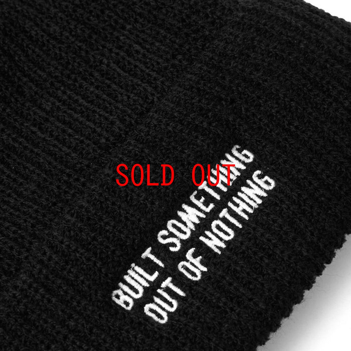 画像4: Out Of Nothing Beanie Knit Cap グレー ビーニー  ニット キャップ 帽子 (4)