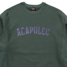 画像2: Standard Logo Crew Sweat Forest Green ロゴ カレッジ クルーネック スウェット (2)