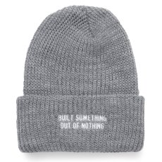 画像1: Out Of Nothing Beanie Knit Cap Grey グレー ビーニー  ニット キャップ 帽子 (1)