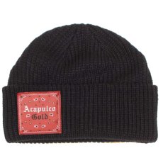 画像3: USAG Cable Knit Cuff Beanie Cap ショート ビーニー  ニット キャップ 帽子 (3)