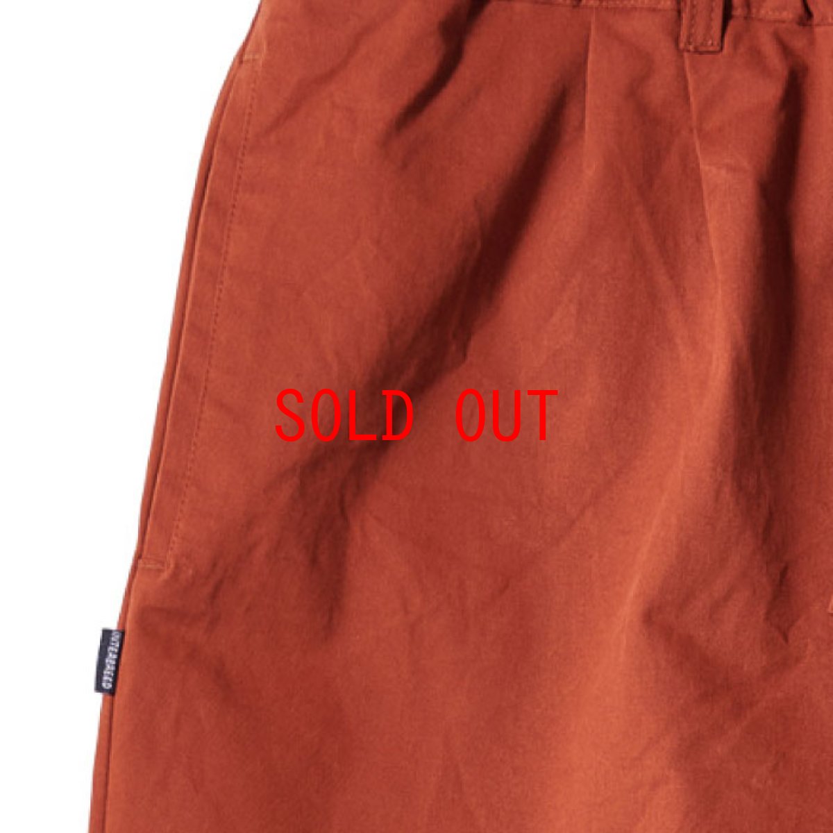 画像6: Relaxed Chino Trouser Pants チノ イージー パンツ タック パンツ Burgundy Black (6)