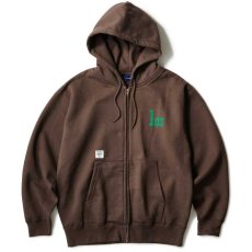 画像2: Browns Club College Sweat Zip Hoodie Brown スウェット フーディー パーカー (2)