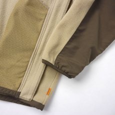 画像3: x WILD THINGS Polartec Desert Jacket ワイルドシングス 2トーン フリース サンド ベージュ カラー ジャケット (3)